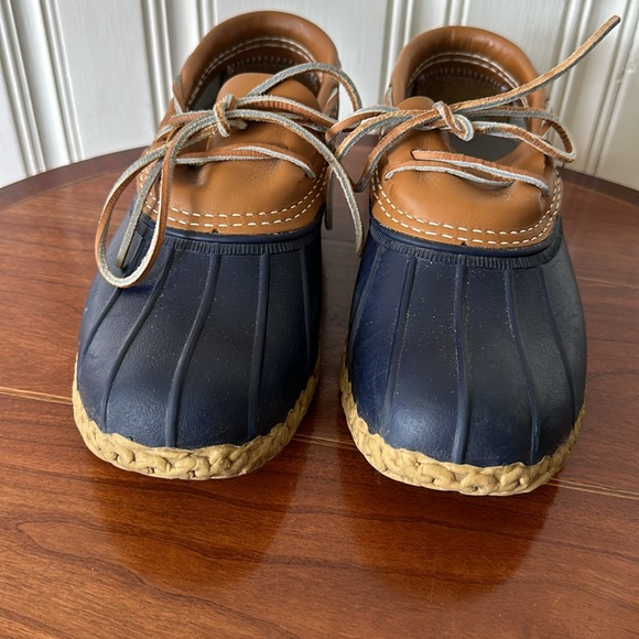 L.L. Bean Boots Rubber Moc Blue Size 8